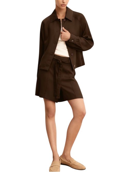 Giacchina in twill di misto lino emmbaia1 EMME MARELLA | 2615191051003