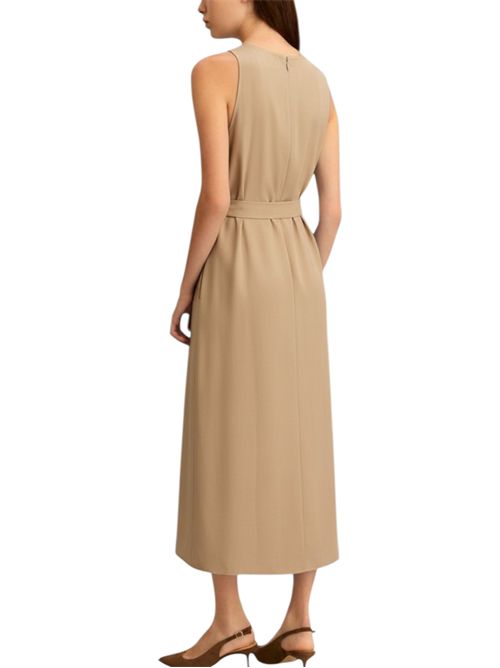 Abito smanicato in twill di misto lino emmacerbi EMME MARELLA | 2615221091005