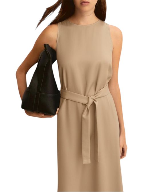 Abito smanicato in twill di misto lino emmacerbi EMME MARELLA | 2615221091005