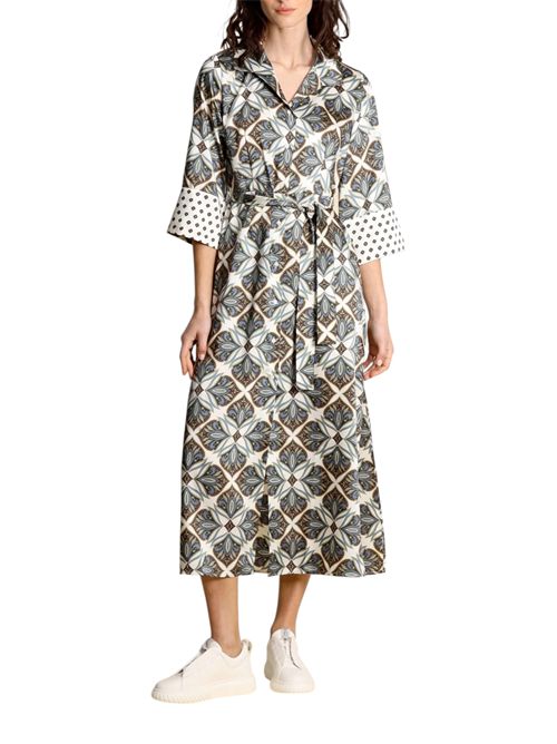 Chemisier a manica tre quarti in twill emmfolgore EMME MARELLA | 2615221101012