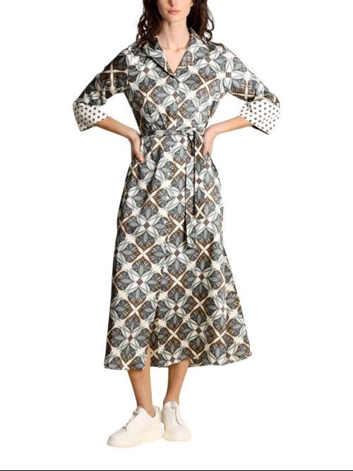 Chemisier a manica tre quarti in twill emmfolgore EMME MARELLA | 2615221101012