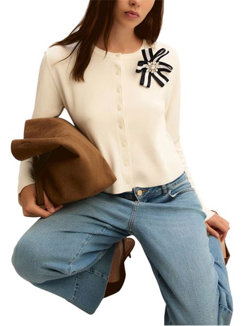 Cardigan corto in viscosa stretch emmvicario EMME MARELLA | 2615341031001