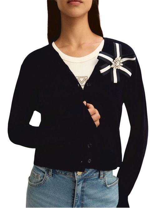 Cardigan corto in viscosa stretch emmvicario EMME MARELLA | 2615341031004