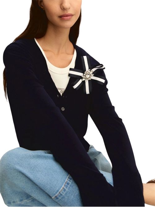 Cardigan corto in viscosa stretch emmvicario EMME MARELLA | 2615341031004