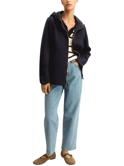 Giacca in jersey scuba con cappuccio rimovibile emmvicolo EMME MARELLA | 2615901051003