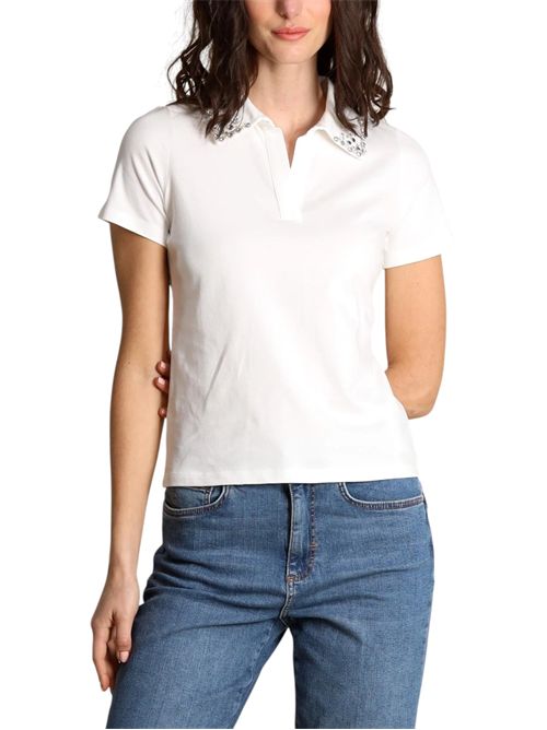 Polo con perle e cristalli emmonirica EMME MARELLA | 2615951011001