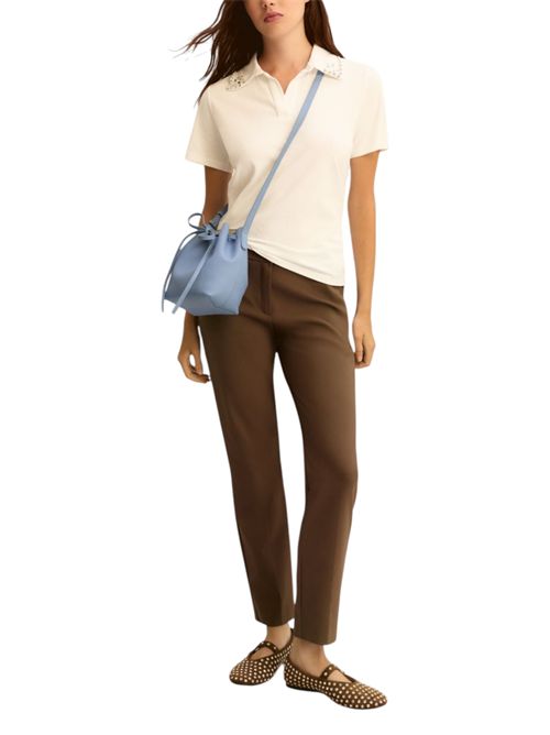 Polo con perle e cristalli emmonirica EMME MARELLA | 2615951011001