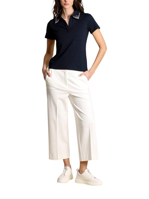Polo con perle e cristalli emmonirica EMME MARELLA | 2615951011002