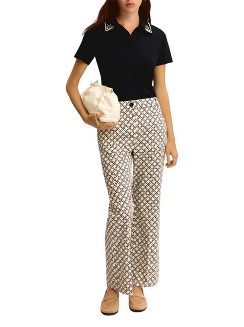 Polo con perle e cristalli emmonirica EMME MARELLA | 2615951011002