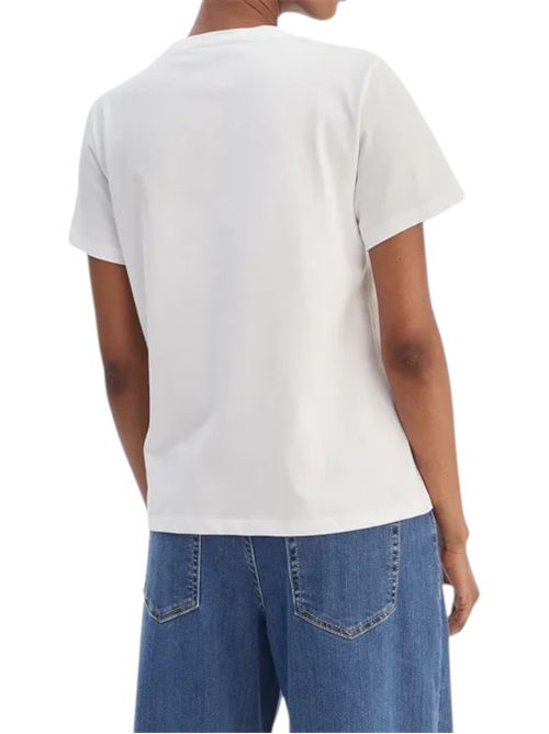 T-shirt con logo e paillette emmtema EMME MARELLA | 2615971031003