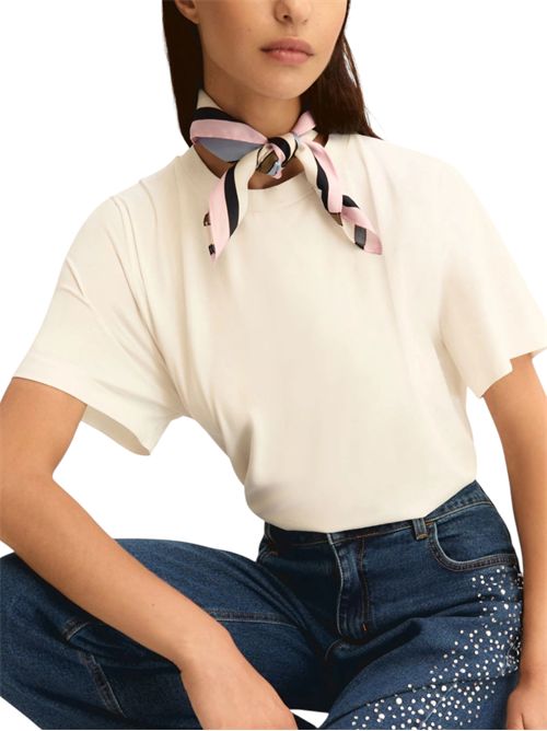 T-shirt in jersey con foulard emmmaestro EMME MARELLA | 2615971041001