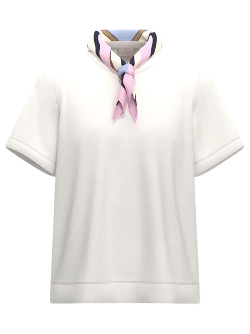 T-shirt in jersey con foulard emmmaestro EMME MARELLA | 2615971041001