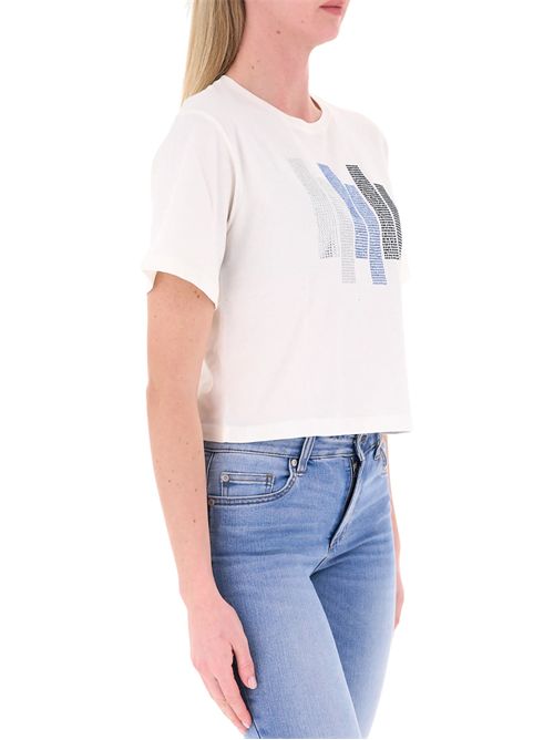 T-shirt girocollo con applicazioni emmtessile EMME MARELLA | 2615971071001