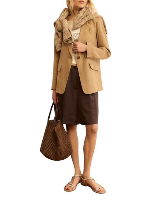 Blazer in lino emmvincita EMME MARELLA | 2615041012004