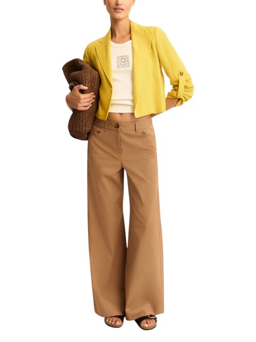 Blazer in lino con manica arrotolabile emmpapiro EMME MARELLA | 2615041042012