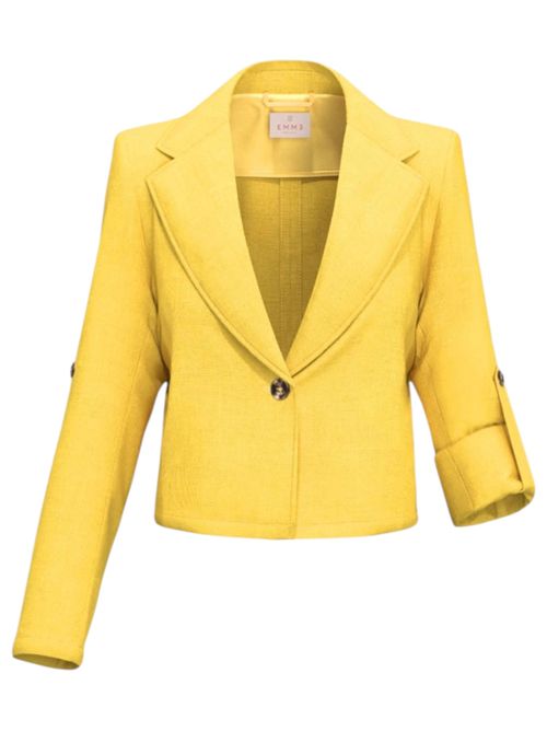 Blazer in lino con manica arrotolabile emmpapiro EMME MARELLA | 2615041042012