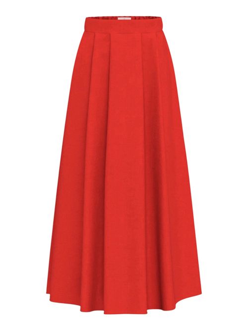 Gonna in lino con pieghe emmbiada EMME MARELLA | 2615101082002