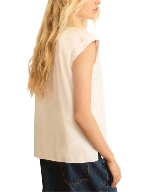 Camicia smanicata in popeline emmpantone EMME MARELLA | 2615111032001