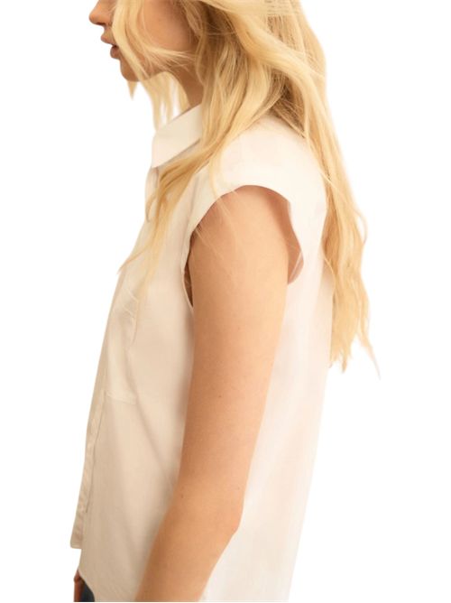 Camicia smanicata in popeline emmpantone EMME MARELLA | 2615111032001