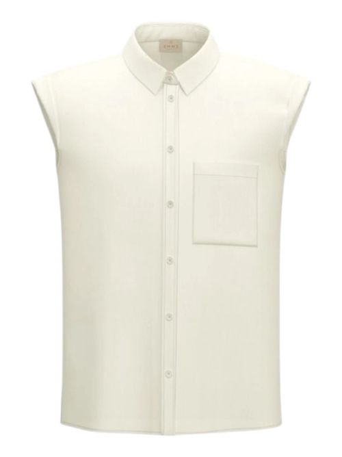 Camicia smanicata in popeline emmpantone EMME MARELLA | 2615111032001