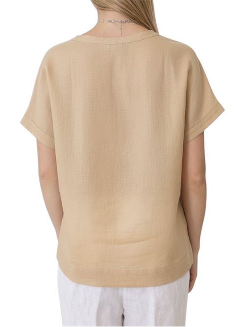 T-shirt in lino emmgeyser EMME MARELLA | 2615111132004