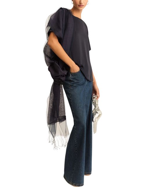 T-shirt over in raso emmranghi EMME MARELLA | 2615111182010