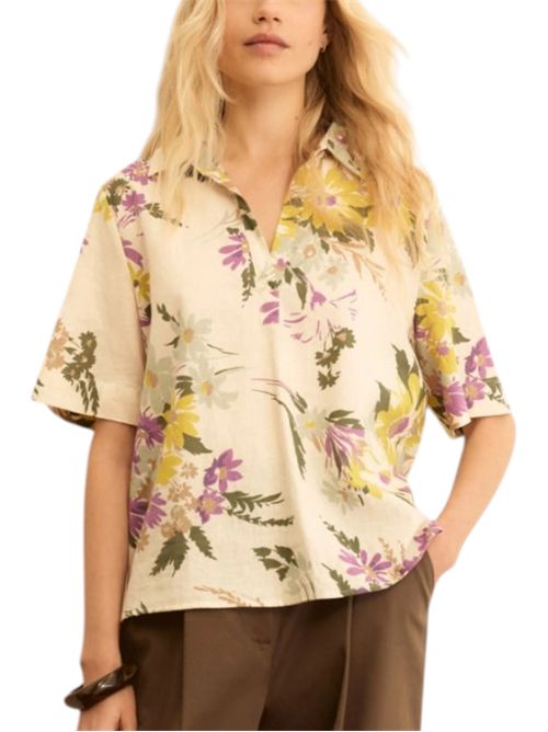 Camicia in tela di cotone e lino emmferoce EMME MARELLA | 2615111212002