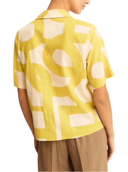 Camicia in tela di cotone e lino emmferoce EMME MARELLA | 2615111212006