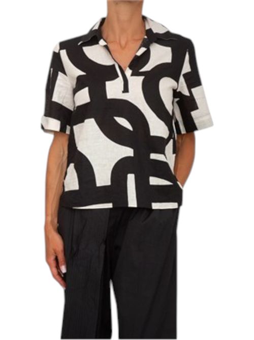 Camicia in tela di cotone e lino emmferoce EMME MARELLA | 2615111212008