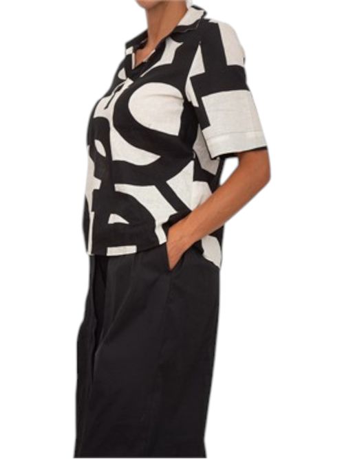 Camicia in tela di cotone e lino emmferoce EMME MARELLA | 2615111212008
