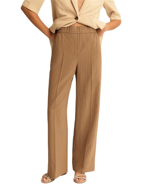 Pantalone dritto in misto viscosa emmangolo EMME MARELLA | 2615131022006