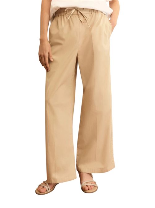Pantalone ampio wide leg in popeline emmcalao EMME MARELLA | 2615131032003