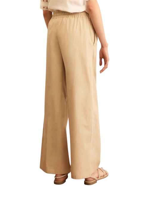 Pantalone ampio wide leg in popeline emmcalao EMME MARELLA | 2615131032003