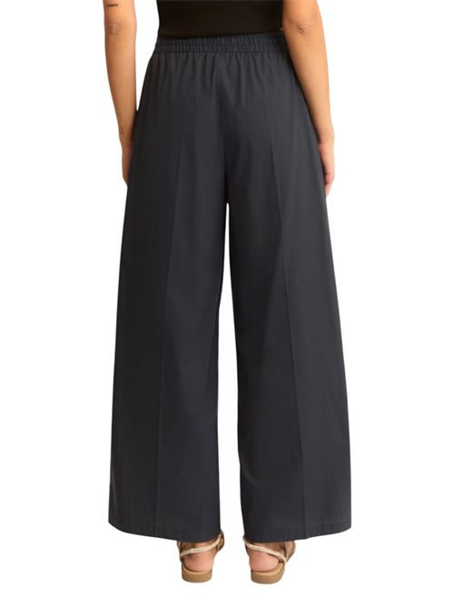 Pantalone ampio wide leg in popeline emmcalao EMME MARELLA | 2615131032006