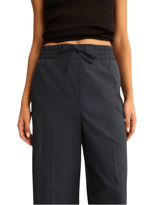 Pantalone ampio wide leg in popeline emmcalao EMME MARELLA | 2615131032006