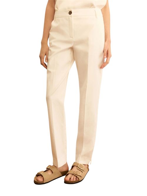 Pantalone slim fit in gabardina emmtunica EMME MARELLA | 2615131052001