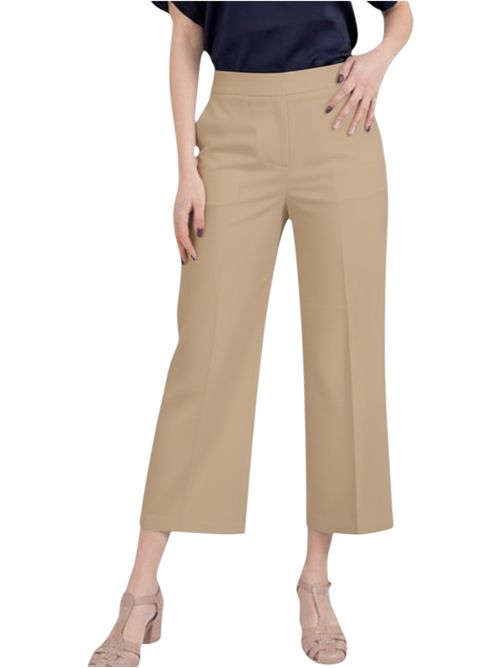 Pantalone dritto in gabardina stretch emmdischi EMME MARELLA | 2615131062003