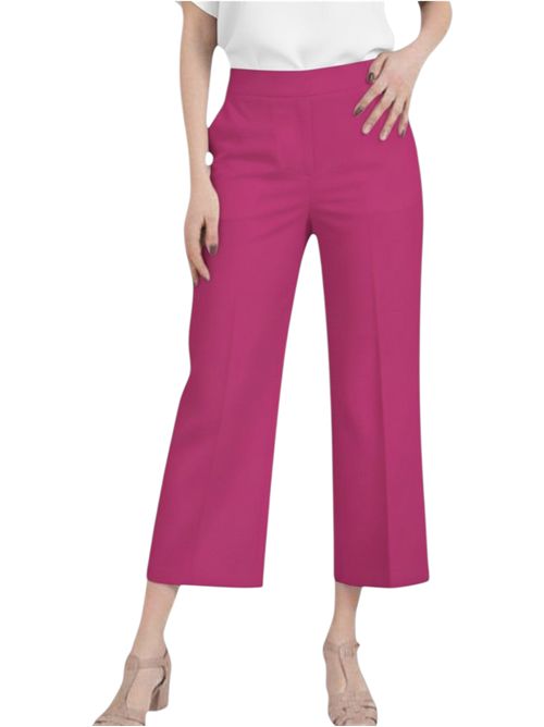 Pantalone dritto in gabardina stretch emmdischi EMME MARELLA | 2615131062007