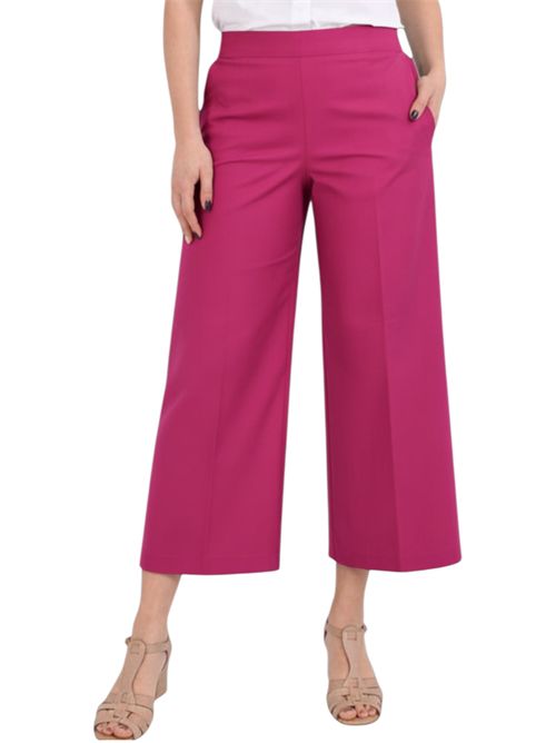 Pantalone dritto in gabardina stretch emmdischi EMME MARELLA | 2615131062007