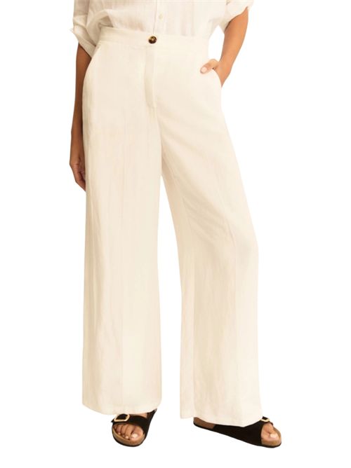 Pantalone fluido in viscosa e lino emmpera EMME MARELLA | 2615131102001