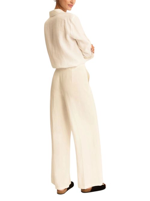 Pantalone fluido in viscosa e lino emmpera EMME MARELLA | 2615131102001