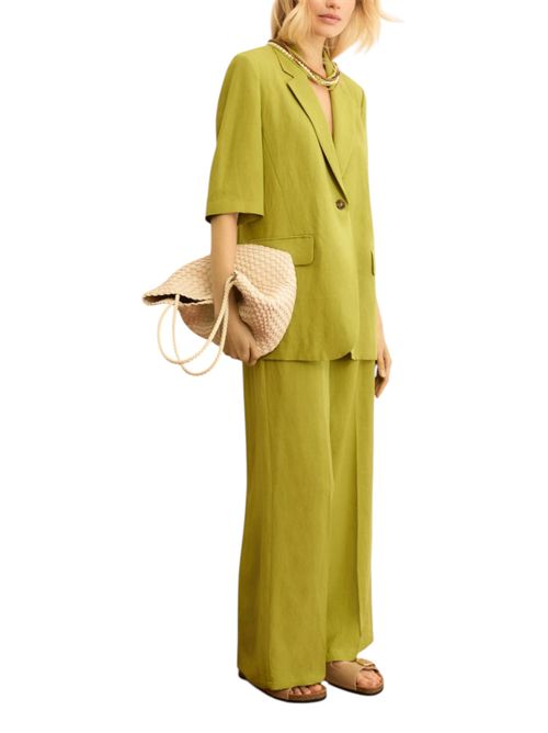 Pantalone fluido in viscosa e lino emmpera EMME MARELLA | 2615131102009