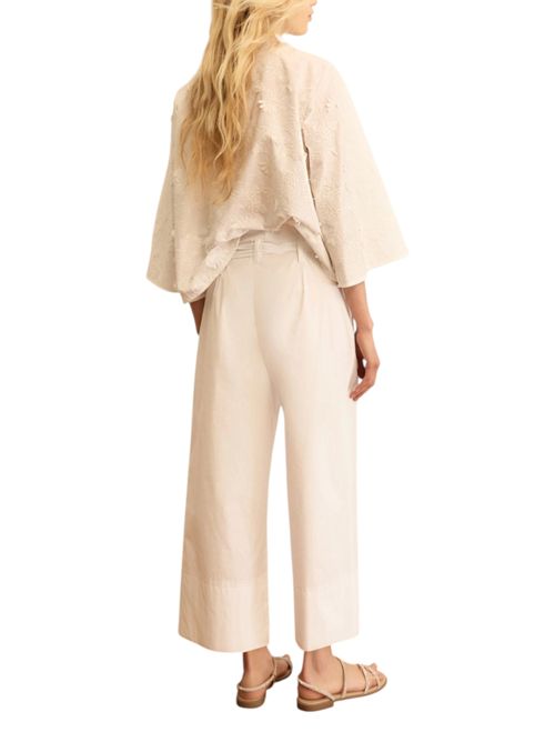 Pantalone in popeline con cintura emmboero EMME MARELLA | 2615131112002