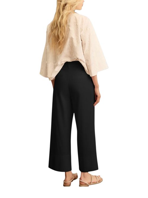 Pantalone in popeline con cintura emmboero EMME MARELLA | 2615131112007