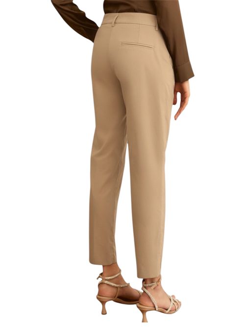 Pantalone dritto in popeline stretch  emmsvelto EMME MARELLA | 2615131122003