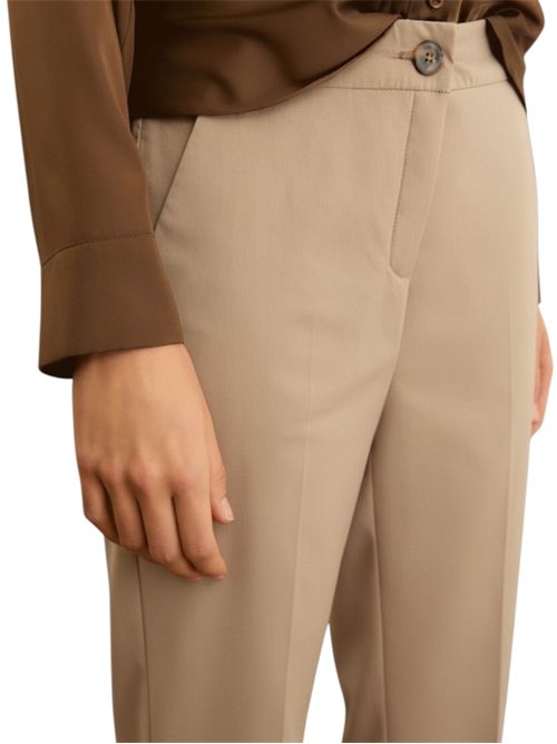 Pantalone dritto in popeline stretch  emmsvelto EMME MARELLA | 2615131122003