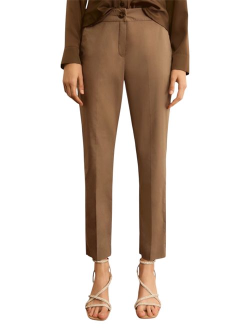 Pantalone dritto in popeline stretch  emmsvelto EMME MARELLA | 2615131122004