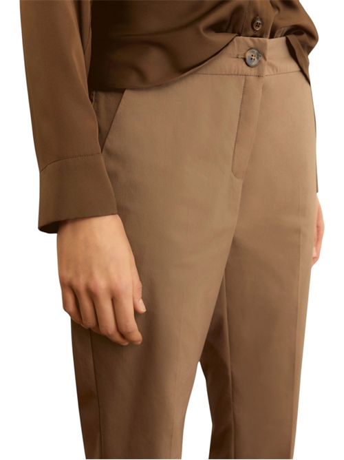 Pantalone dritto in popeline stretch  emmsvelto EMME MARELLA | 2615131122004