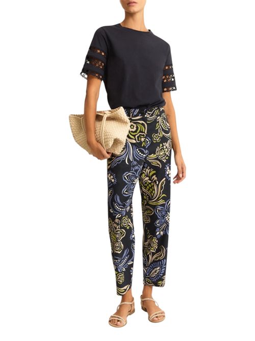 Pantalone chino in popeline stretch emmpeplo EMME MARELLA | 2615131142004