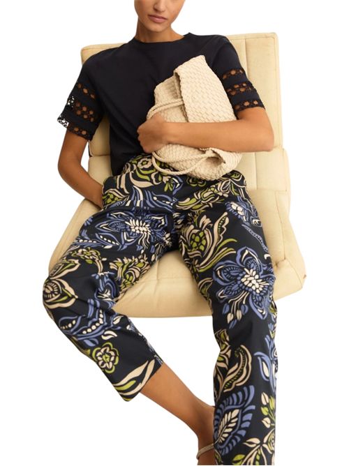 Pantalone chino in popeline stretch emmpeplo EMME MARELLA | 2615131142004